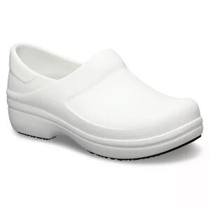 Crocs Neria Pro‎ II Women's Work Shoes white comfort nurse wedges